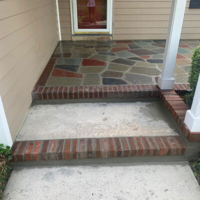 Concrete paver steps Long Island